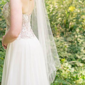 BHLDN Cloudbreak Veil  - One defect!